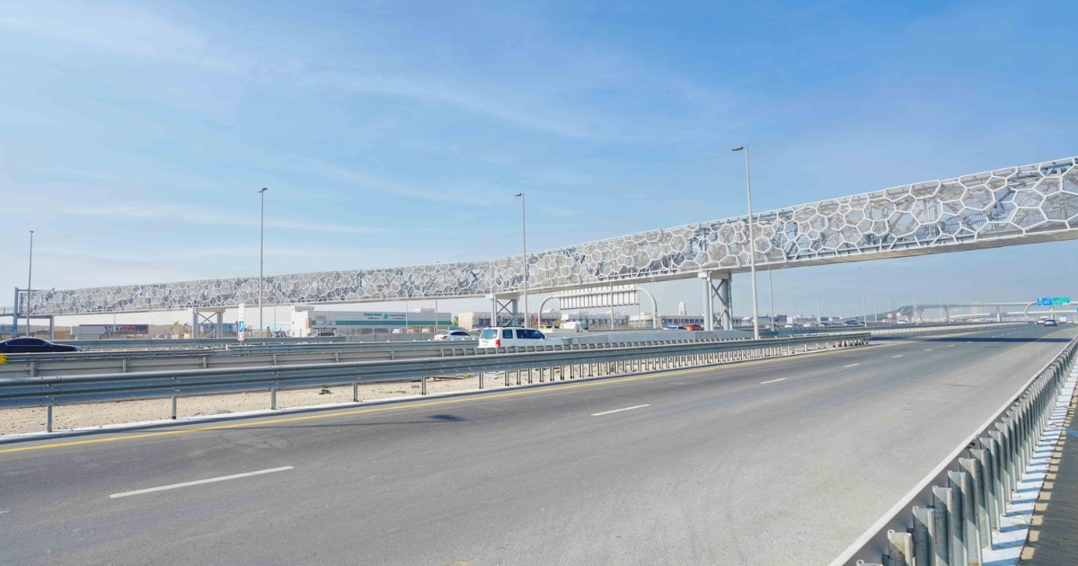 Dubai Opens Two Footbridges On Ras Al Khor Road To Enhance Safety