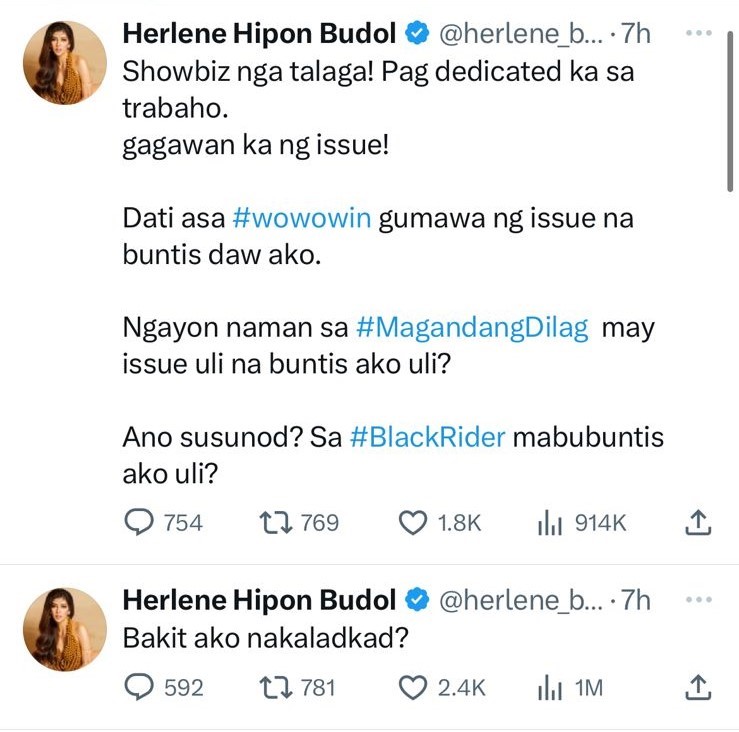 Showbiz Nga Talaga Herlene Budol Laments Controversy Involving Rob