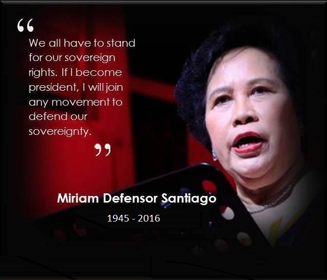 Former Senator Miriam Defensor Santiagon dies - The Filipino Times