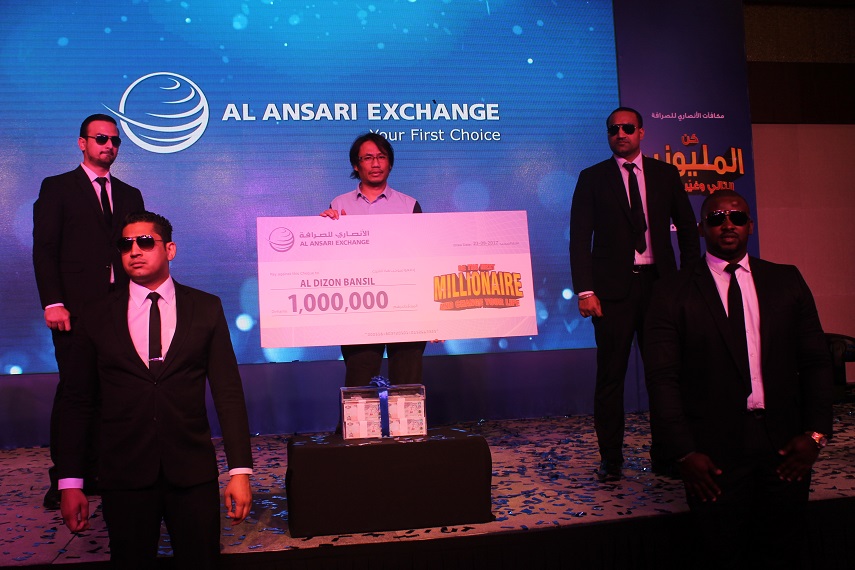 Al Dizon Banzil grand winner of dh1000000. Gelin Castro