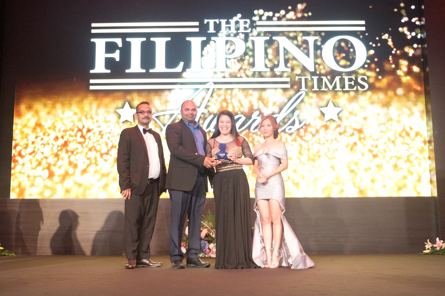 TFT Buffet Restaurant of the Year Hot Palayok Sultan Thejmal Operations Manager and Michelle Gemaol of Hot Palayok