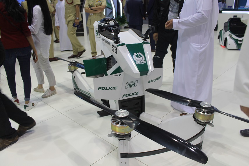 Dubai Police hover bike. photo by Gelin Castro
