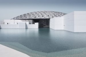 The ‘Rain of light’ canopy which will diffuse light directed down into the interior of the Louvre Abu Dhabi Photo credit Mohamed Somji