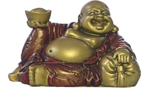 statues happy buddha ho tai resting on candy bag statue miniature o 082gr 1 large