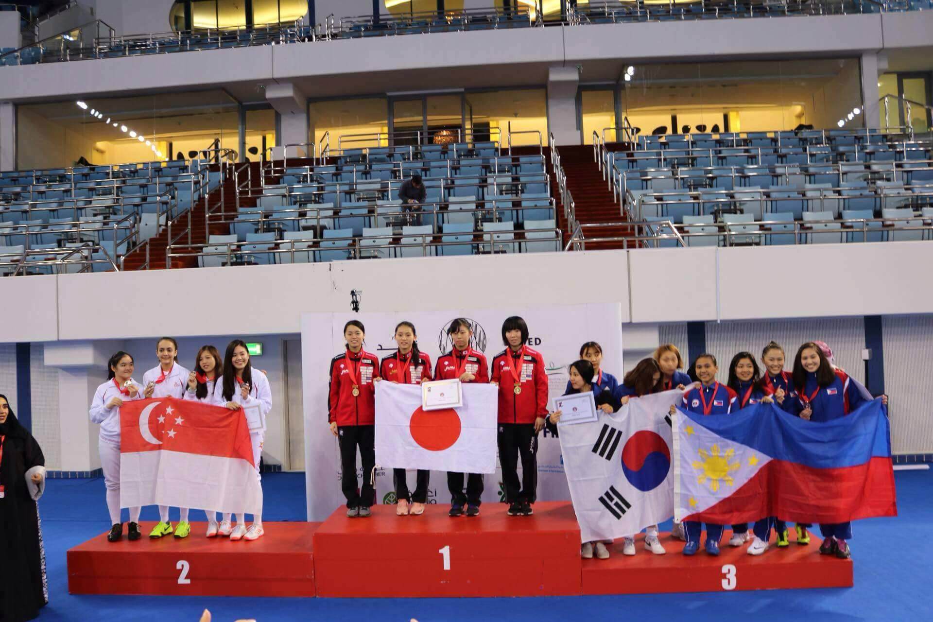 Phil women's fencing team brings home the bronze - The Filipino Times