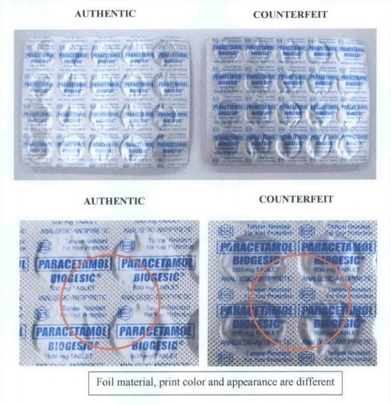fake paracetamol 2 biogesic