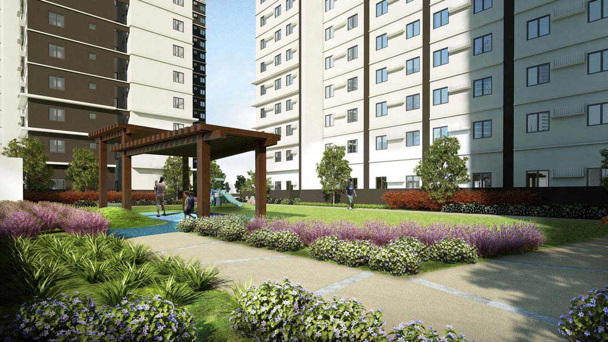avida cityflex towers bgc landscaped area 2