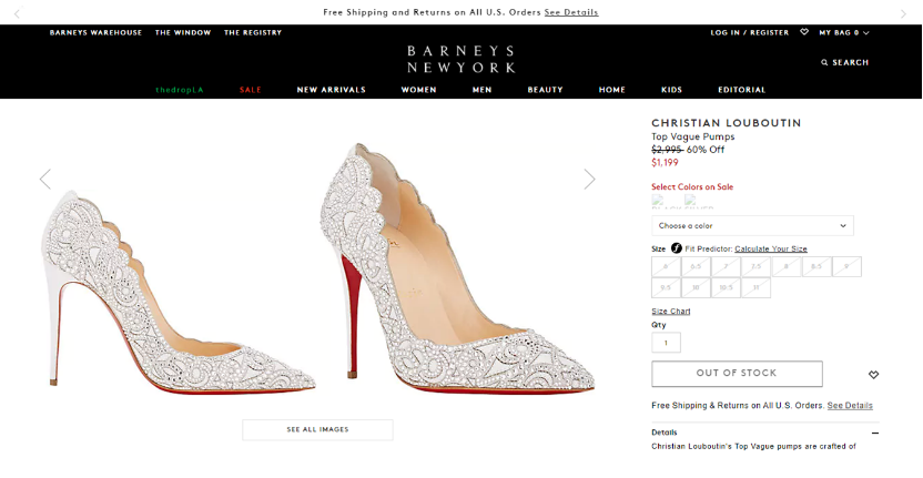 prices of louboutin shoes