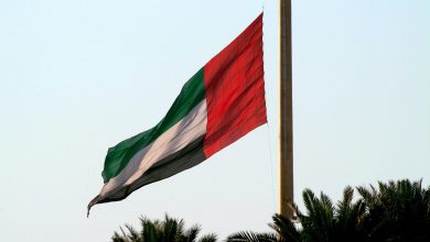 UAE Flag Half Mast 1