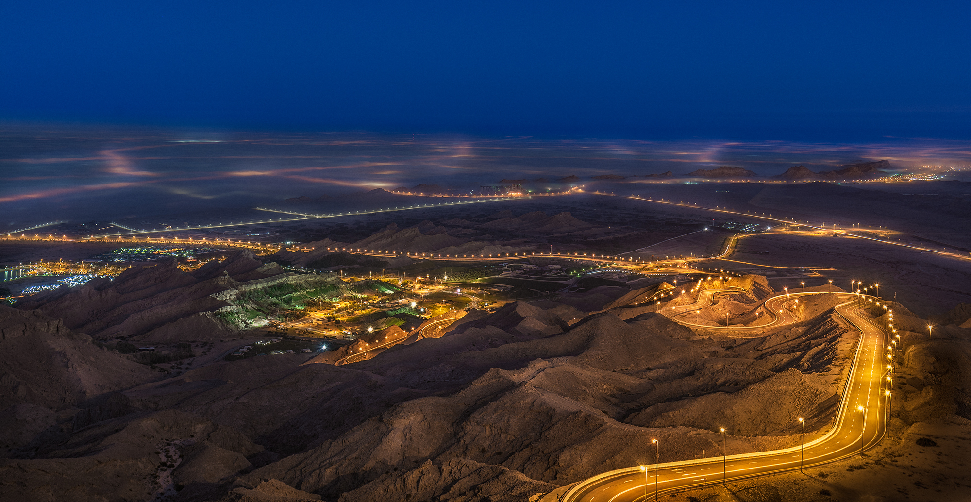 JEBEL HAFEET AT NIGHT by Gian Paolo De Leon