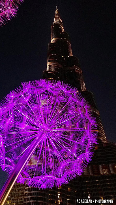 PURPLE BLOSSOMS by Abigail Abellar