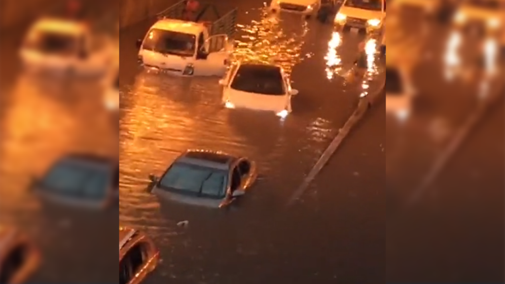 WATCH Is this video of cars submerged in floodwater taken in Dubai