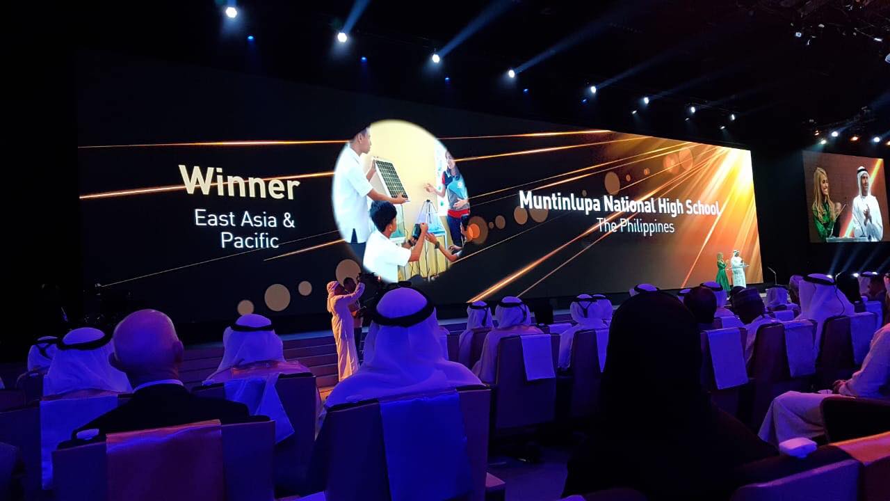 Filipino Students Hailed At The 2019 Zayed Sustainability Prize - The 