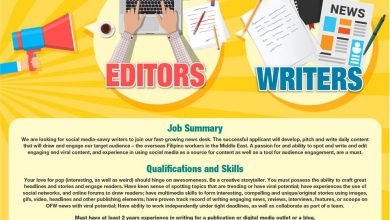 Dubai jobs for writers 1