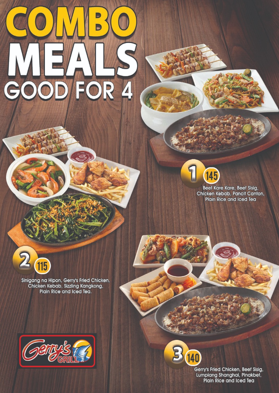 Enjoy flavorful, budget-wise Pinoy food with Combo deals at