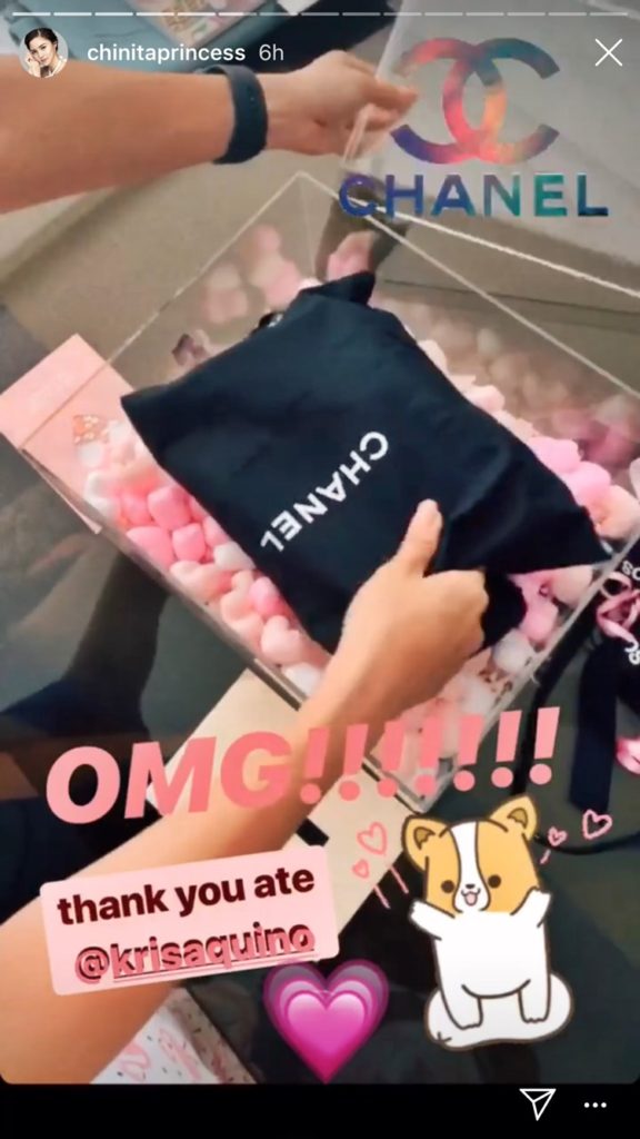 LOOK: Kim Chiu receives expensive Chanel bag from Kris Aquino - The  Filipino Times
