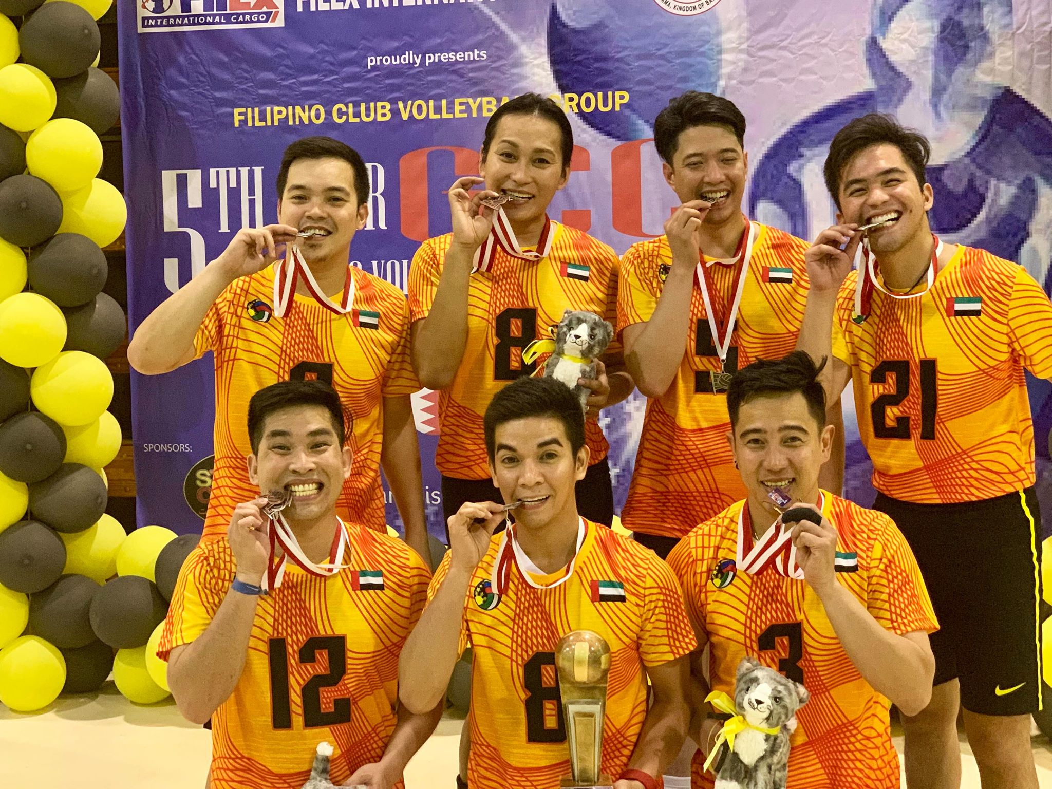 UAE team wins championship at 5th Inter GCC All-Filipino Volleyball ...