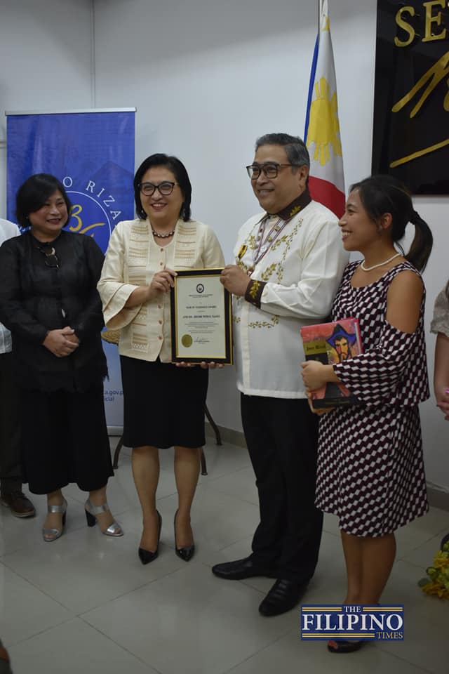 LOOK: PH Embassy inaugurates Sentro Rizal; recognizes Filipino ...