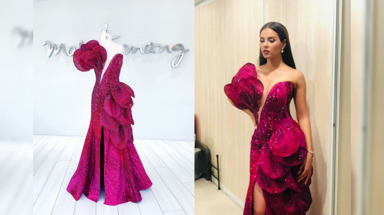 Catriona Gray's farewell walk gown inspired by 'waling ...