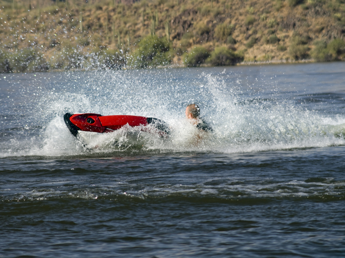 Dubai Police rescue young man from jet ski crash near Al Mamzar The