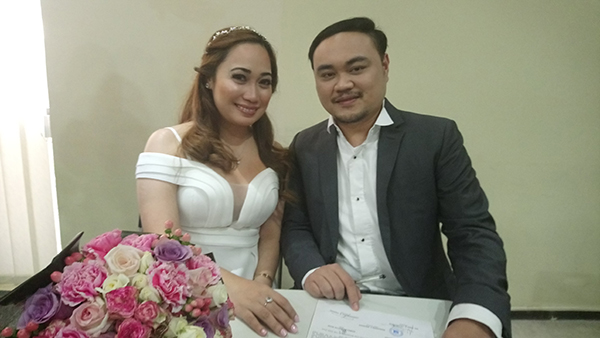Mabelle Suan and Kerwin Lomugdang