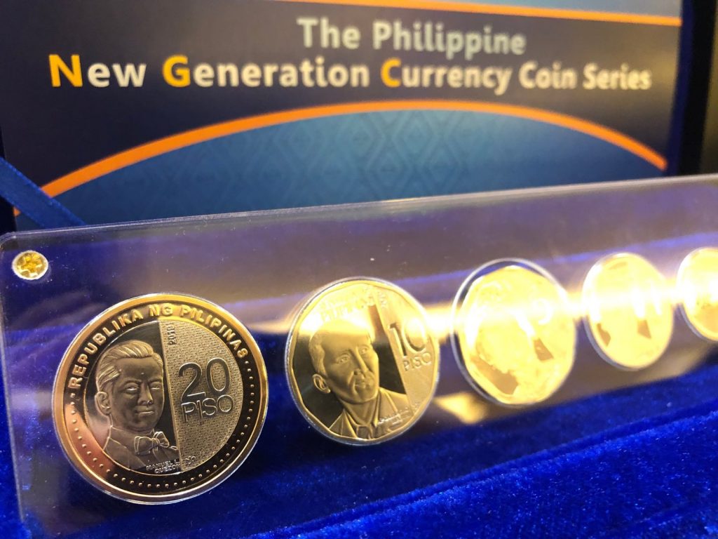 LOOK: Bangko Sentral unveils new Php5, Php20 coins - The Filipino Times