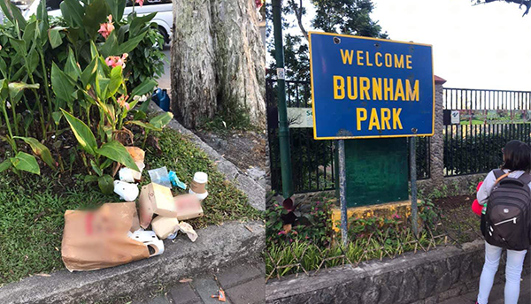 LOOK: Tourists Leave Piles Of Trash In Burnham Park - The Filipino Times