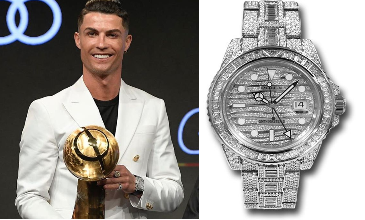Cristiano Ronaldo wears stunning AED 1.8M Rolex watch in Dubai ...
