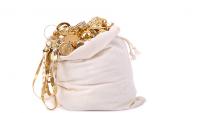 bag of gold jewellery