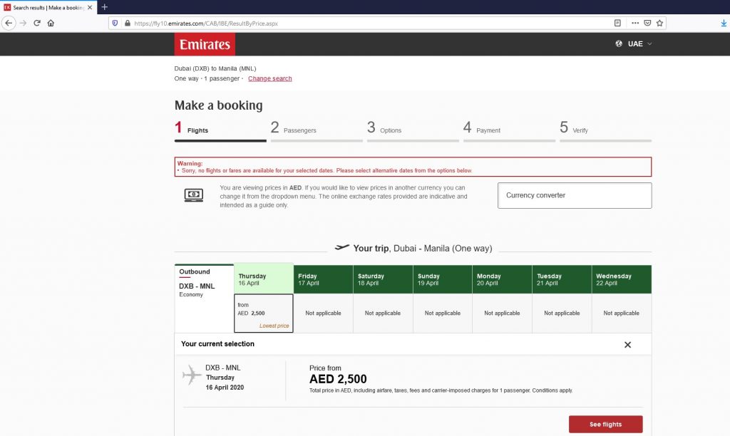 LOOK Flight ticket prices from UAE to PH as of April 15 The Filipino Times