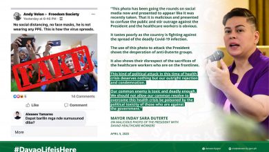 sara duterte slams fake photo