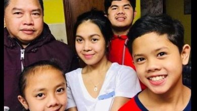 Miguel Plangca with kids Mikee Michael John and Chekie 1