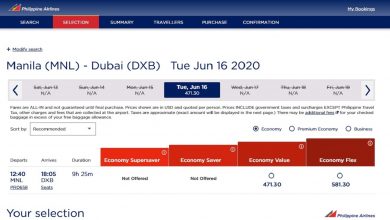 PAL Manila Dubai June 16 2