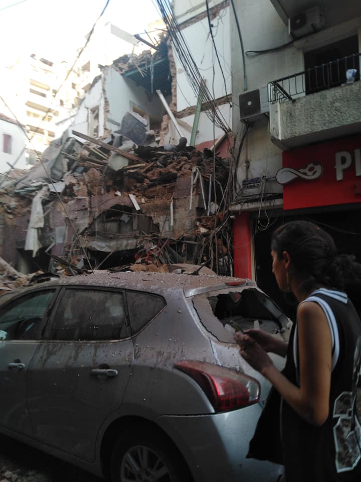 Erma Flores Beirut Lebanon explosion 1