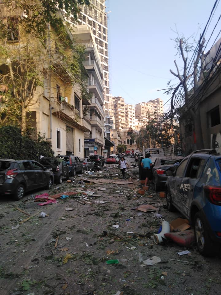 Erma Flores Beirut Lebanon explosion 2