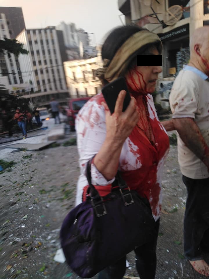 Erma Flores Beirut Lebanon explosion 4