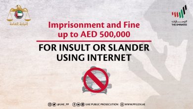 500k fine internet post social media uae