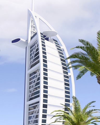 DUBAI LANDMARK CLOSEUP 3 4X5