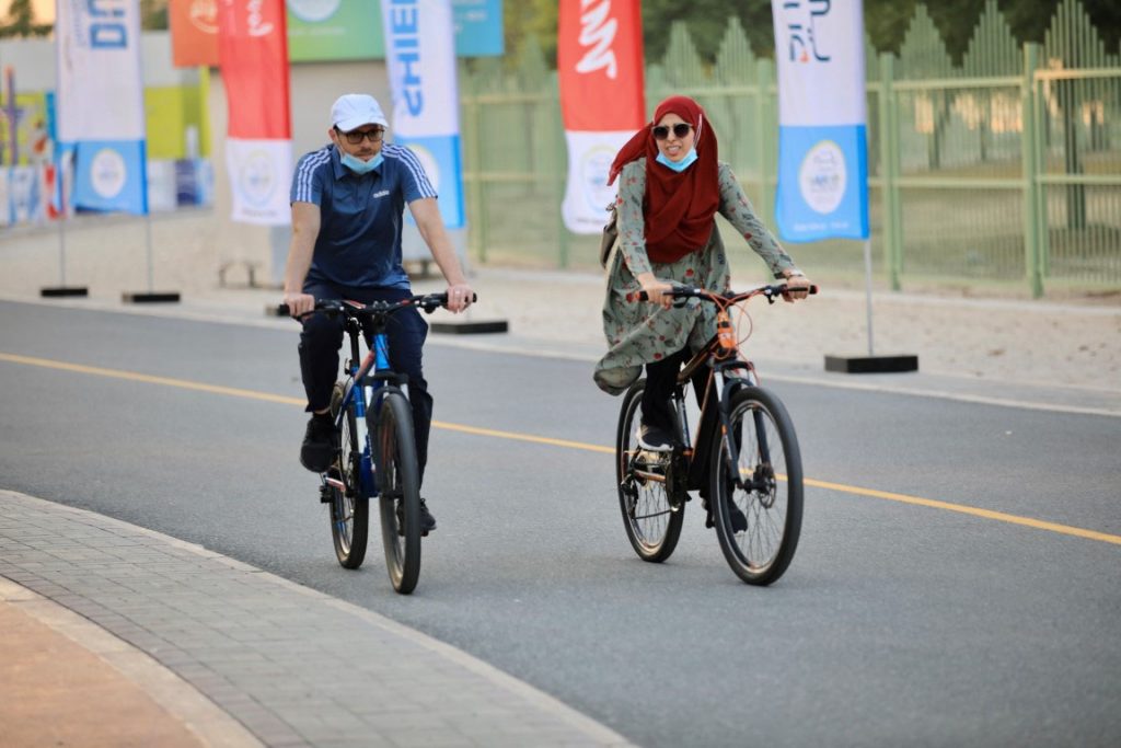 sheikh zayed road cycling