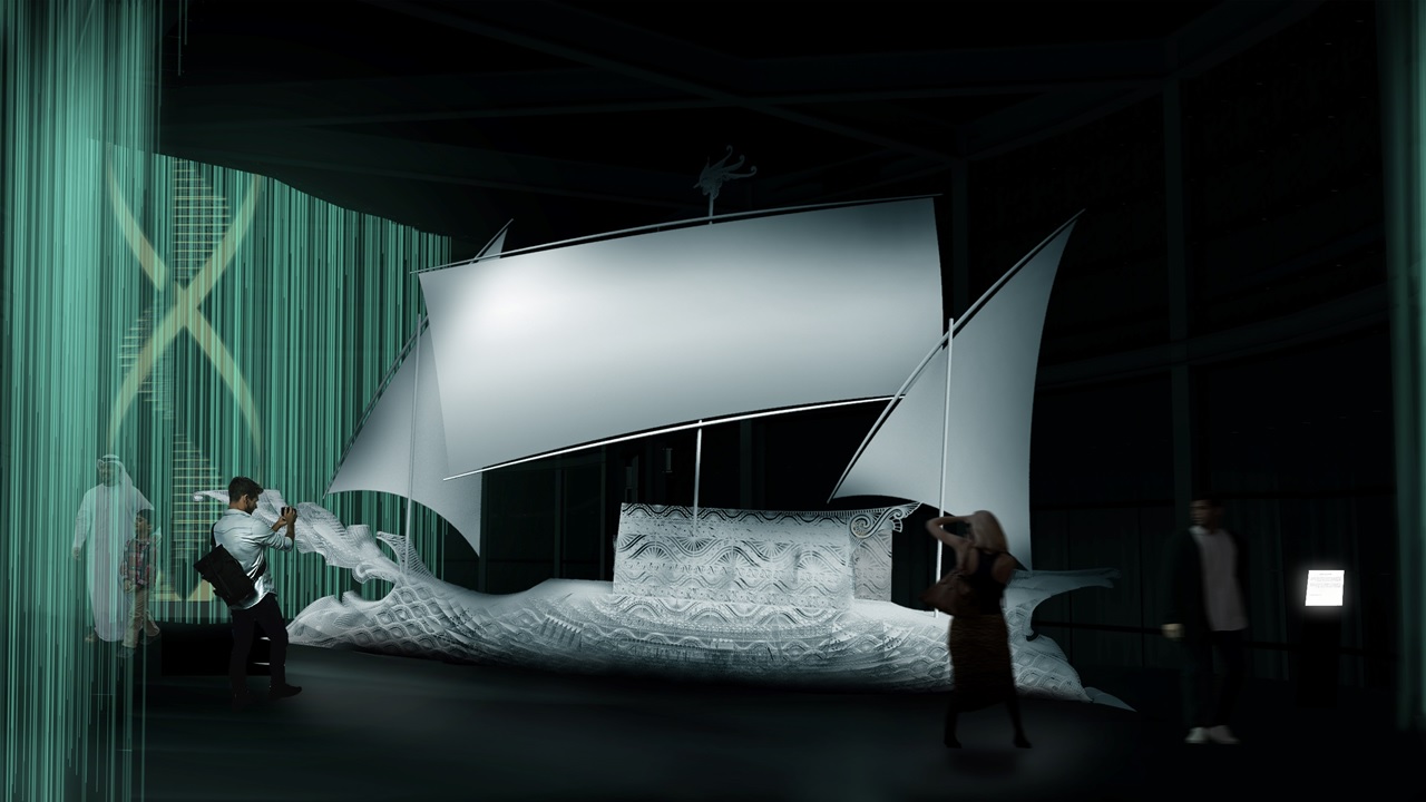 AN INFORMATION HUB Area 3 Man Is Nature Vessel of Time by Patrick Cabral