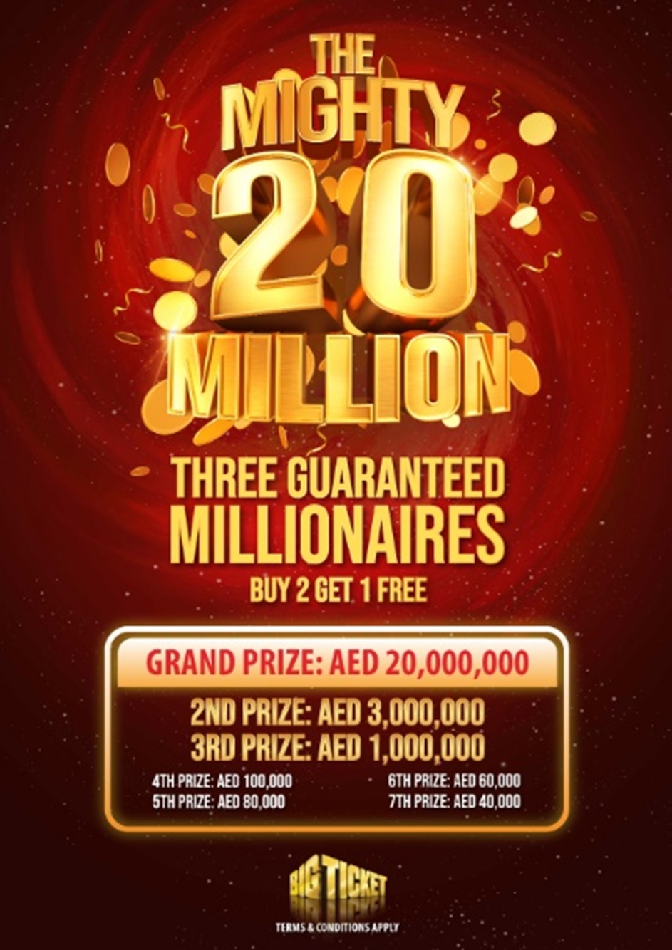 Big Ticket announces AED 20M grand prize for December 2020 promo The