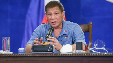 President Rodrigo Roa Duterte talks to the people after holding a meeting with the Inter-Agency Task Force on the Emerging Infectious Diseases (IATF-EID) core members at the Active Lifestyle Center in Matina, Davao City on January 4, 2021. SIMEON CELI/ PRESIDENTIAL PHOTO