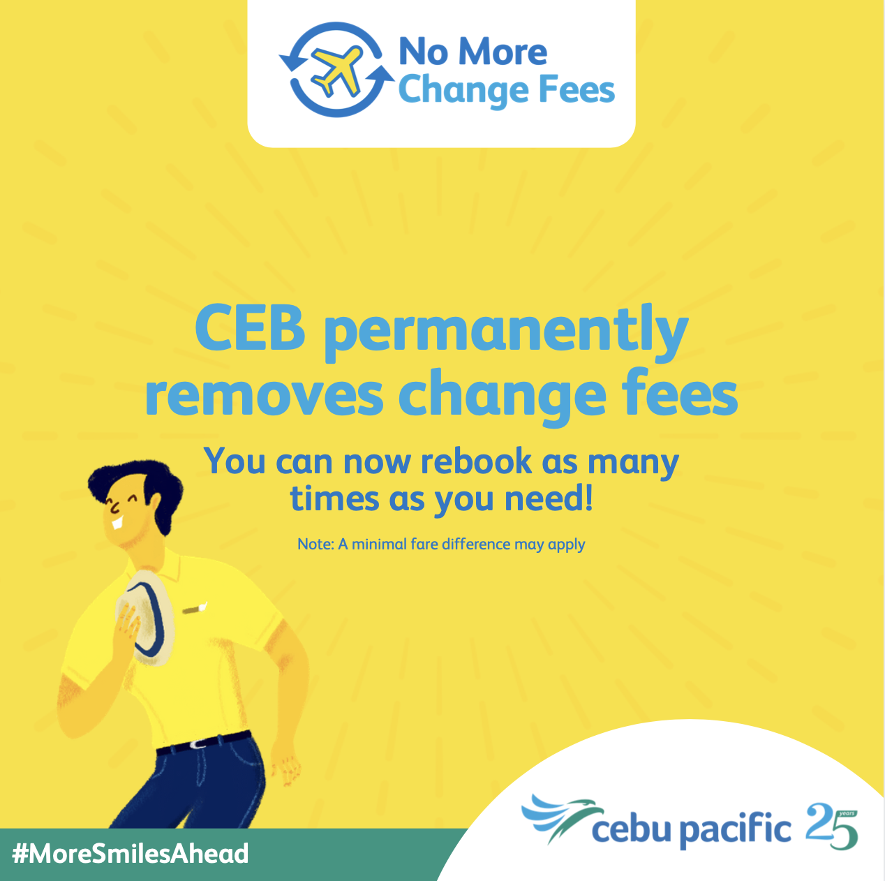 CEB No more change fees 2