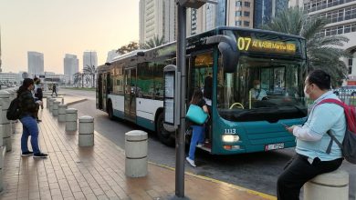 Abu Dhabi bus shots