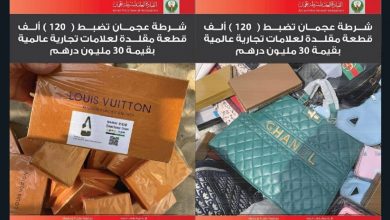 Fake luxury goods counterfeit ajman police