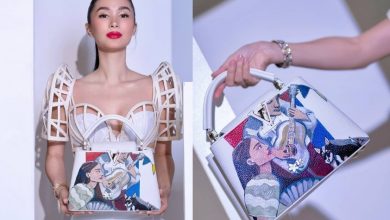 Heart Evangelista LV Hand painted