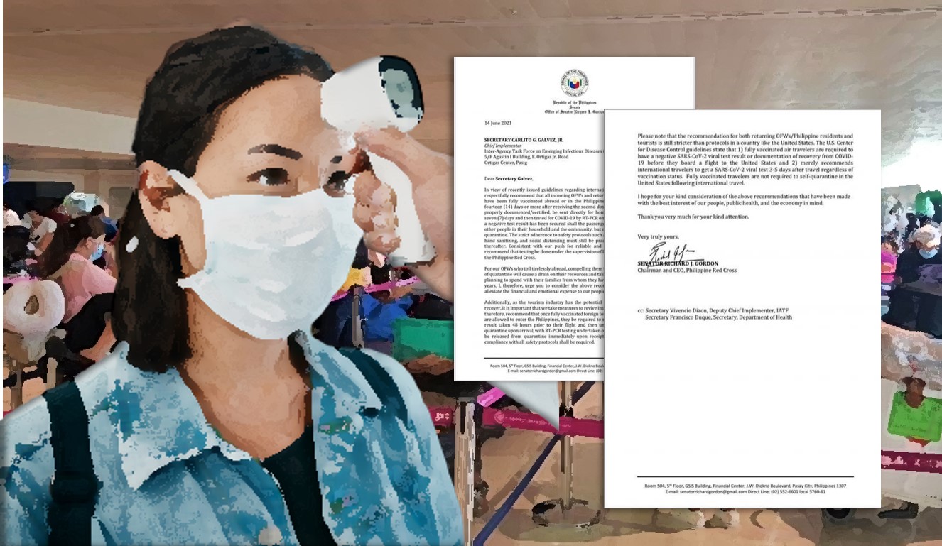 Senator's 7day quarantine proposal for fully vaccinated OFWs snobbed