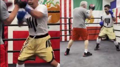 Pacquiao training 2