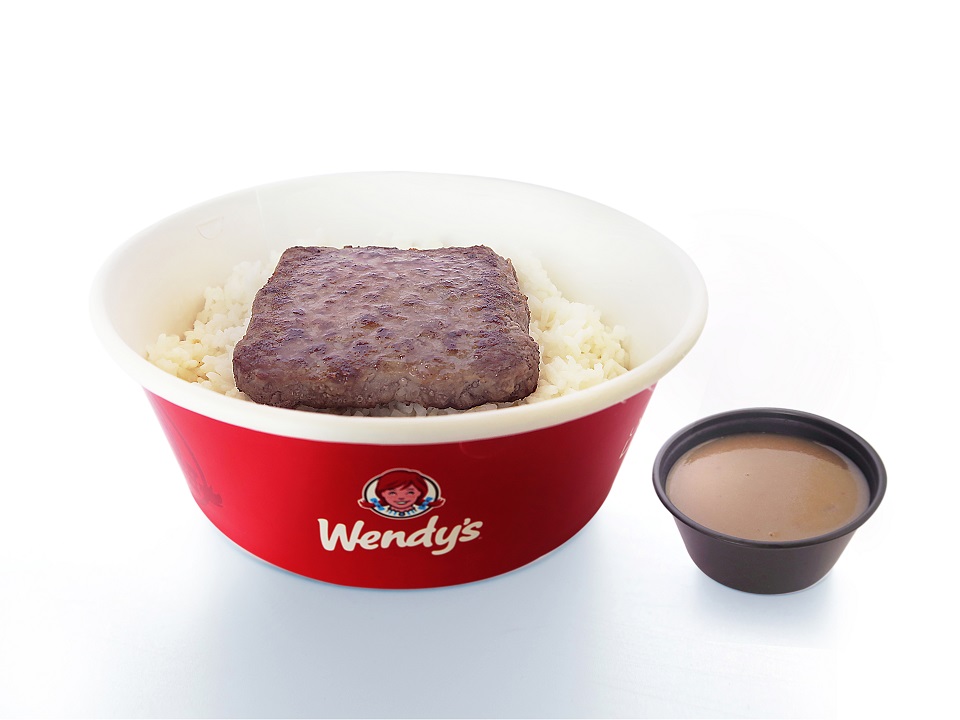 Wendys Large Beef RICE MEAL