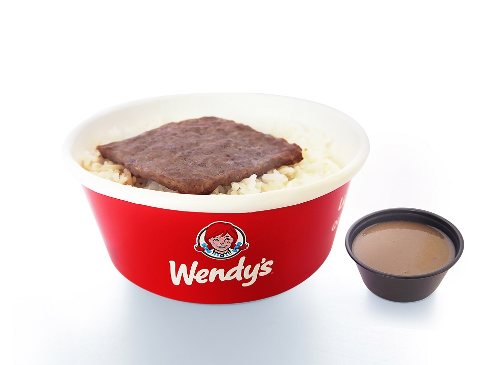 Wendys Small Beef RICE MEAL